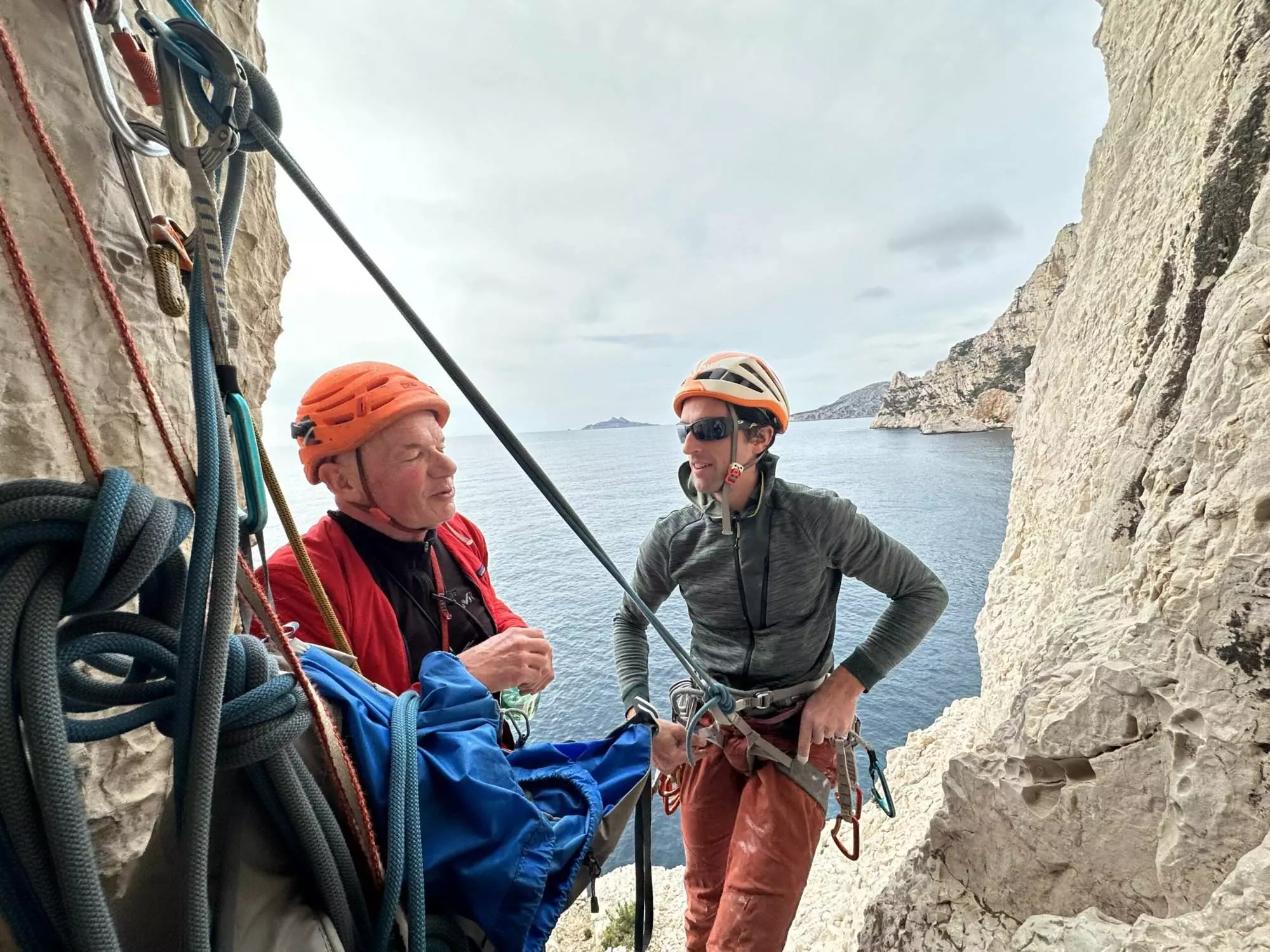 Stage Escalade Grandes Voies Dans Les Calanques Soleil