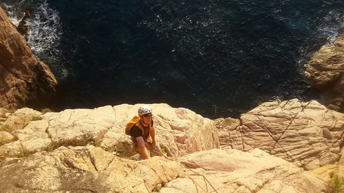 Corsica, Bavella, stage escalade à la découverte du granit corse