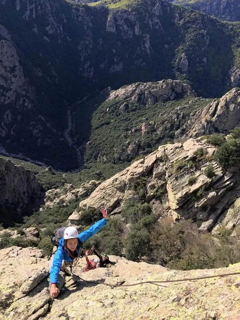 Stage escalade Caroux, initiation Trad & Terrain d'Aventure, 3 jours